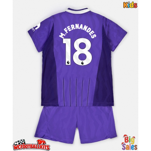 Tottenham Hotspur Mateus Fernandes #18 Replica Third Stadium Kit for Kids 2026-27 Short Sleeve (+ pants)